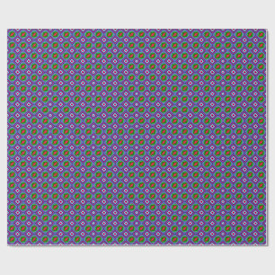 Colourful Digital 3D Design Matte Wrapping Paper –