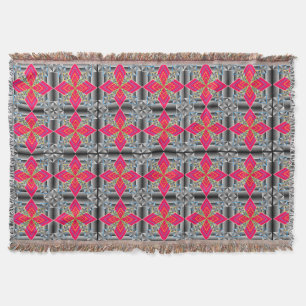 Colourful Digital 3D Design Throw Blanket – Perfec