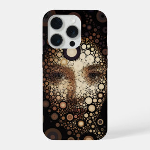Colourful Digital Abstract Woman Portrait Decor iPhone 15 Pro Case