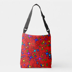 Colourful Digital Design All-Over-Print Cross Body Crossbody Bag