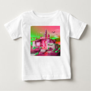 Colourful Digital Design Baby Fine Jersey T-Shirt 