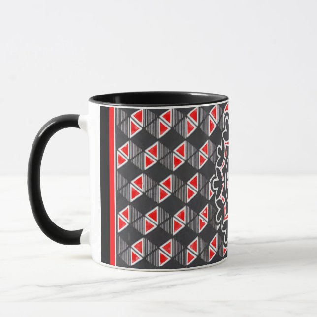 Colourful Digital Design Combo Mug - Perfect Size  (Left)