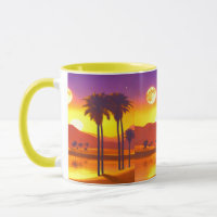 Colourful Digital Design Combo Mug – The Perfect S