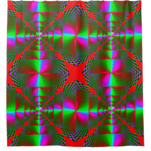 Colourful Digital Design Shower Curtain – Perfect