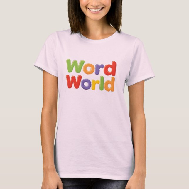 Colourful Digital Static Interference Pattern T-Shirt (Front)