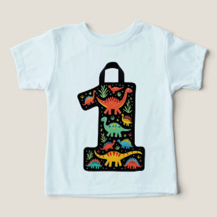 Colourful Dinosaur baby T-Shirt