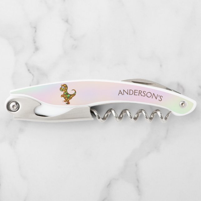 Colourful Dinosaur Corkscrew (Front)