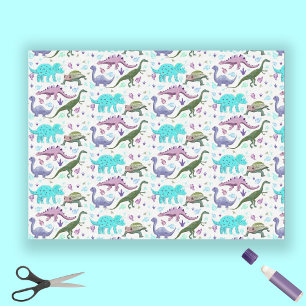 Colourful Dinosaur Mania   Tissue Paper