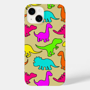 Colourful Dinosaurs Case-Mate iPhone 14 Case