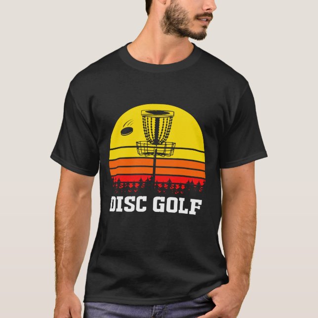 Colourful Disc Golf T-Shirt (Front)