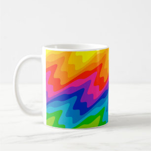 Colourful Distorted Colour Wheel Coffee Mug