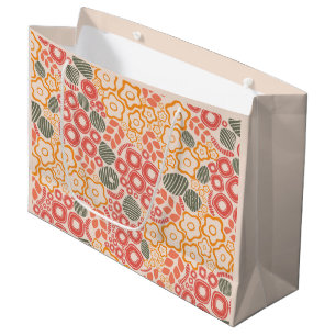 Colourful Disty Flowers Gift Bag