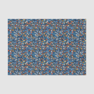 Colourful Ditsy Floral Patterned Tissue Paper