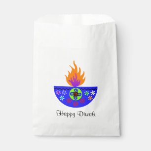 Colourful Diwali Lamp Diya Favour Bags