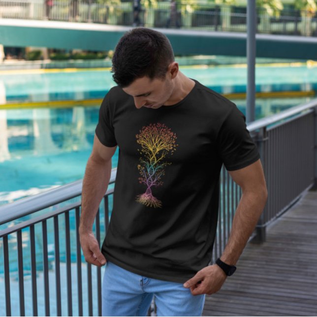 Colourful Dna Tree T-Shirt (Creator Uploaded)