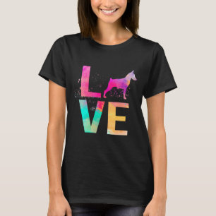 Colourful Doberman Pinscher Dog Mum Doberman Pinsc T-Shirt