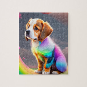 Colourful Dog Jigsaw Puzzle