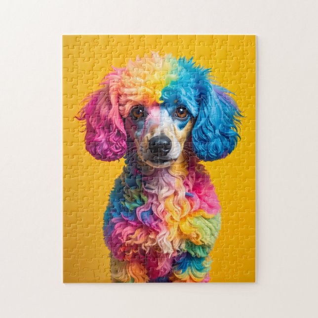 Colourful Dog Jigsaw Puzzle (Vertical)