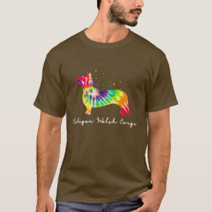 Colourful Dog Mum Gifts Cardigan Welsh Corgi  T-Shirt