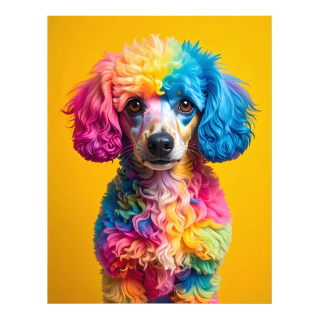 Colourful Dog Photo Print (Front)