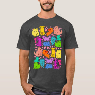 Colourful dogs T-Shirt