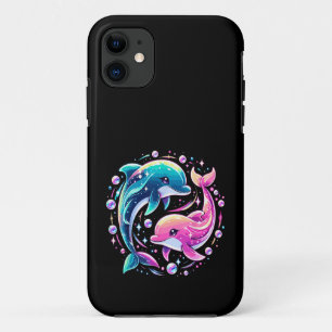 Colourful Dolphin Ocean Art Vibrant Sea Animal Lov Case-Mate iPhone Case