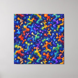 Colourful Doodle Art Canvas Print