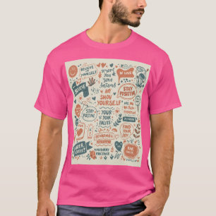 Colourful Doodle Prints: Inspiring Art for T-Shirt