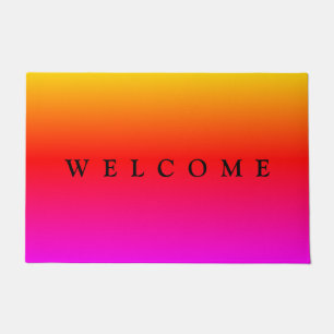 Colourful Doormat Welcome