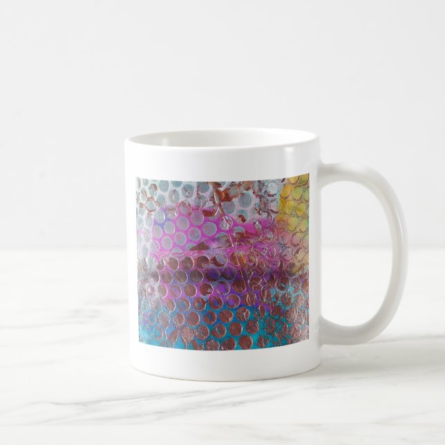 Colourful Dot Abstract Coffee Mug (Right)