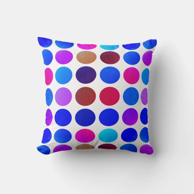 Colourful Dots 3 Cushion (Front)