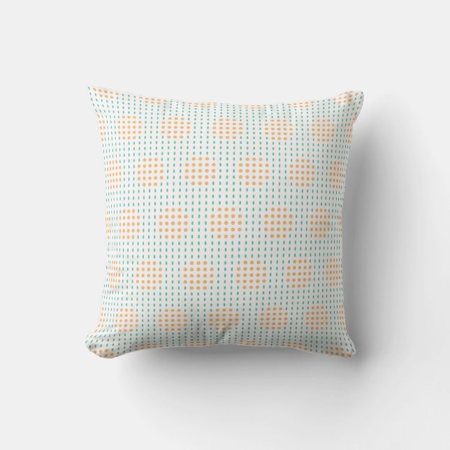 Colourful Dots and Ovals Pattern - Dots Cushion (Front)
