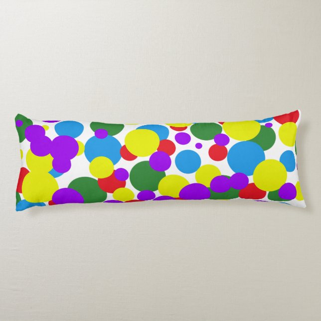 Colourful dots body cushion (Back)