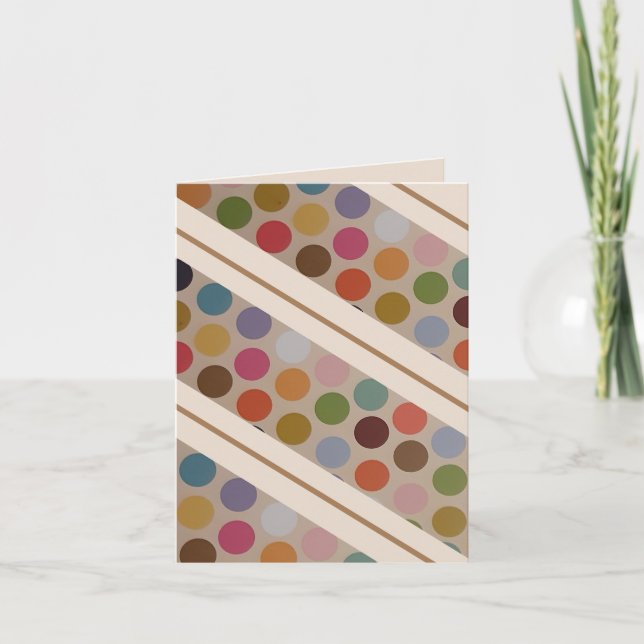 Colourful Dots Card (Front)