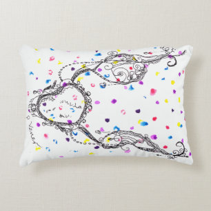 Colourful Dots Fantasy Necklace Decorative Cushion
