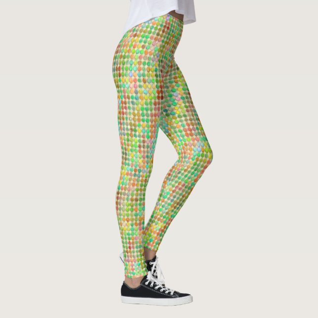 Colourful Dots Leggings (Right)