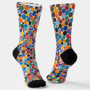 Colourful Dots Pattern Socks