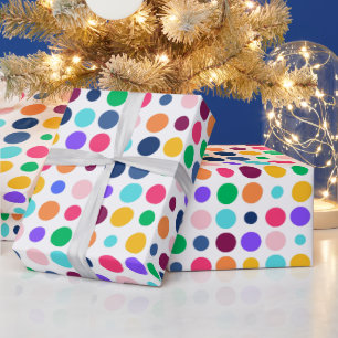 Colourful Dots Pattern Wrapping Paper