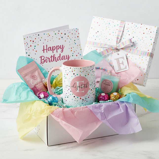 Colourful dots personalised mug (Creator Uploaded)