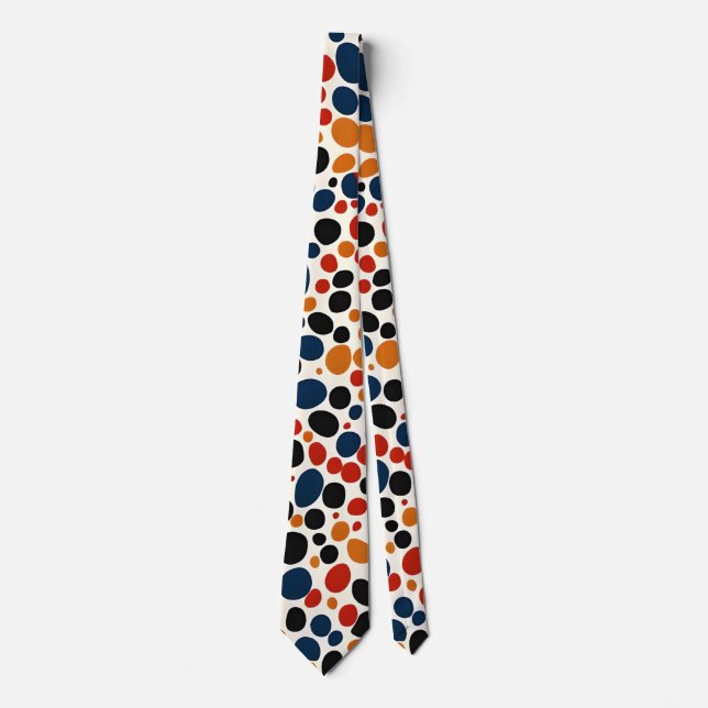 Colourful Dots  Tie (Front)