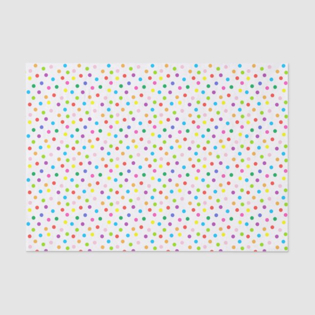 Colourful Dots Tissue Paper (Front)