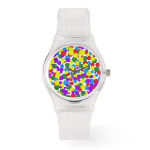 Colourful dots watch