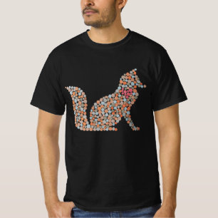 Colourful Dotted Fox T-Shirt