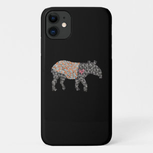 Colourful Dotted Malayan Tapir Case-Mate iPhone Ca Case
