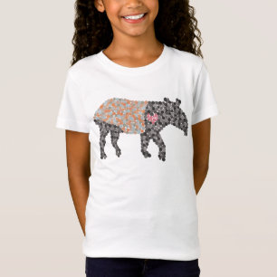 Colourful Dotted Malayan Tapir T-Shirt