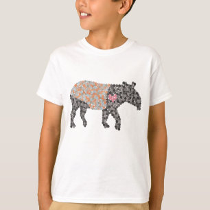 Colourful Dotted Malayan Tapir T-Shirt