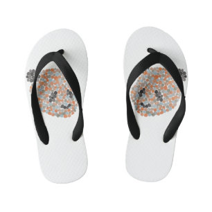Colourful Dotted Panda Bear Kid's Jandals