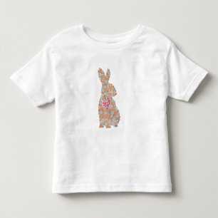 Colourful Dotted Rabbit Toddler T-Shirt