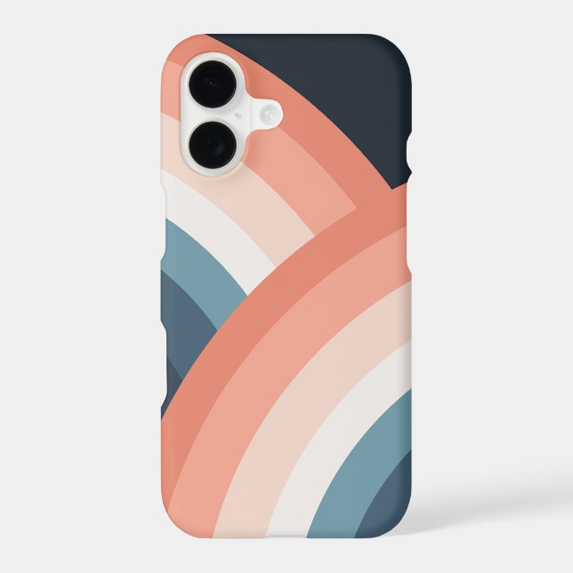 Colourful double retro style rainbow (Back)