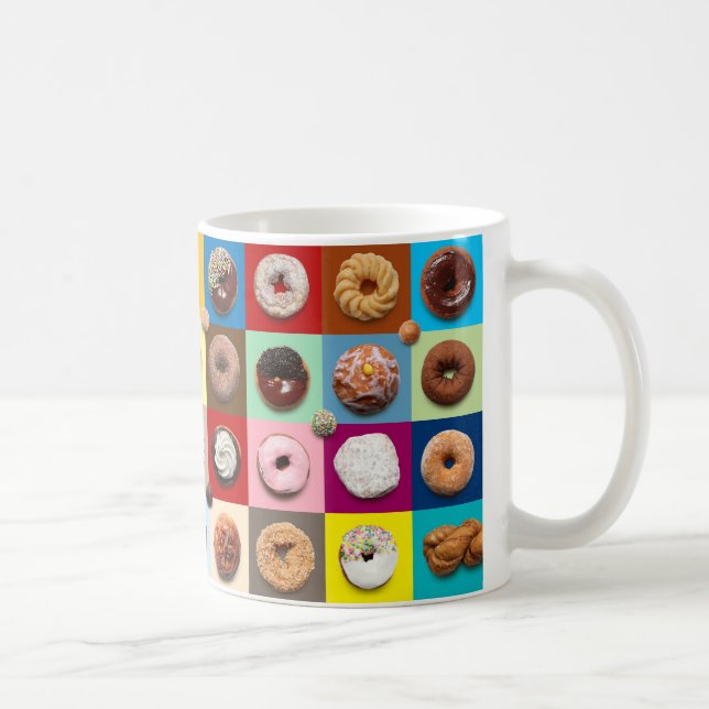 Colourful Doughnuts Morning Mug (Right)
